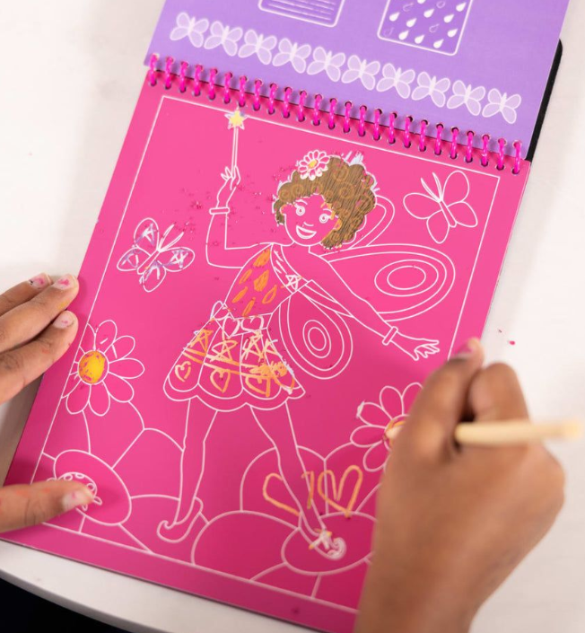 Melissa & Doug Fairy Tales Colour - Reveal Pad (Scratch Art)