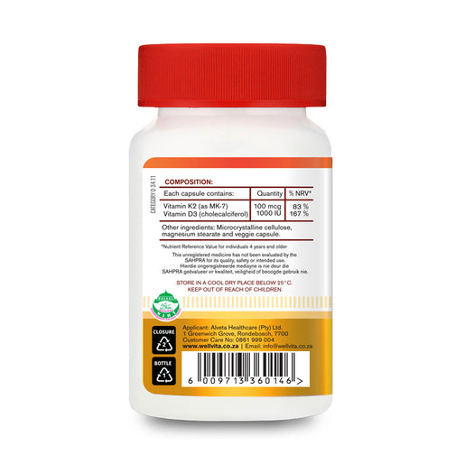 Vitamin K2 & D3 30 caps