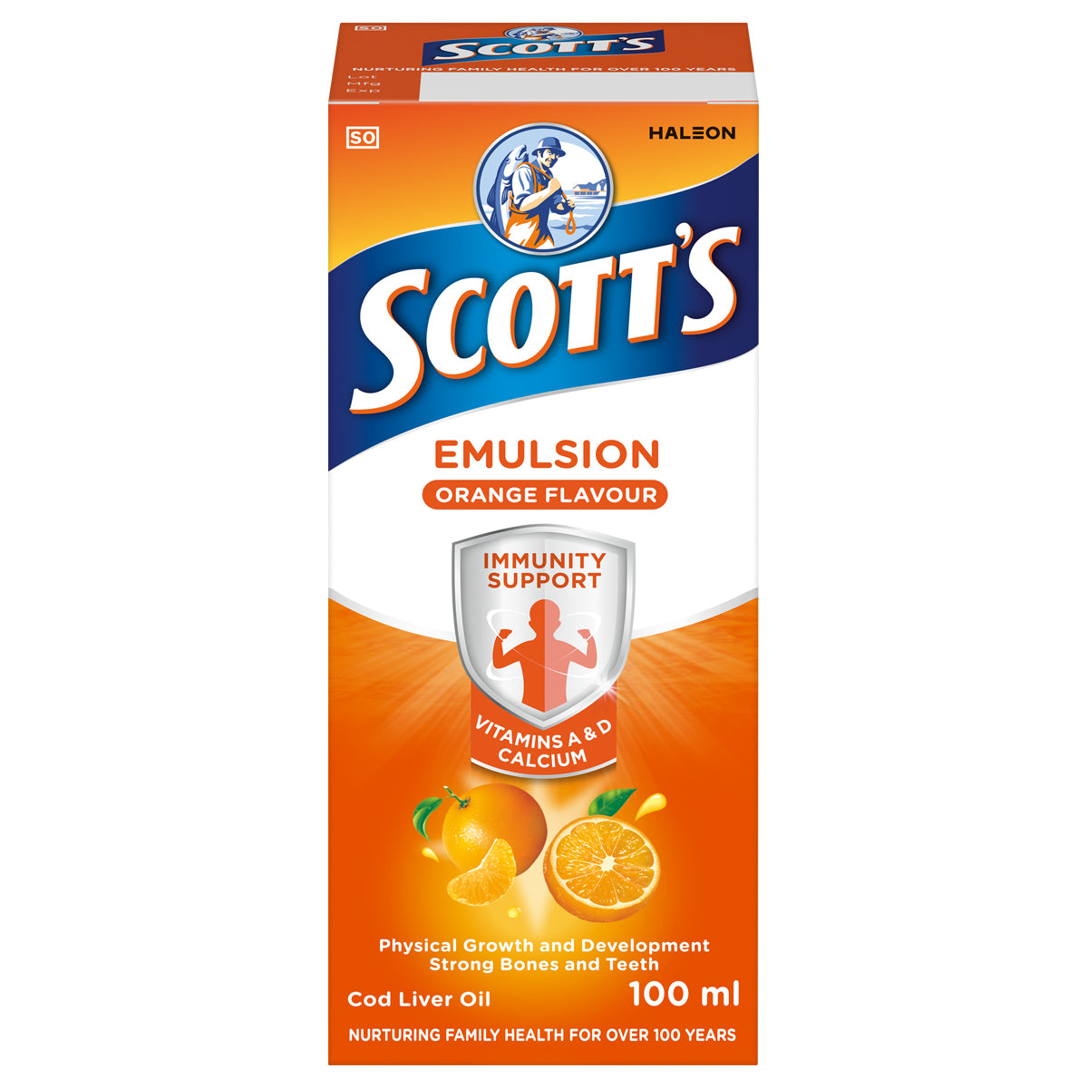 Scotts Emulsion Vitamin Syrup Orange 100ml