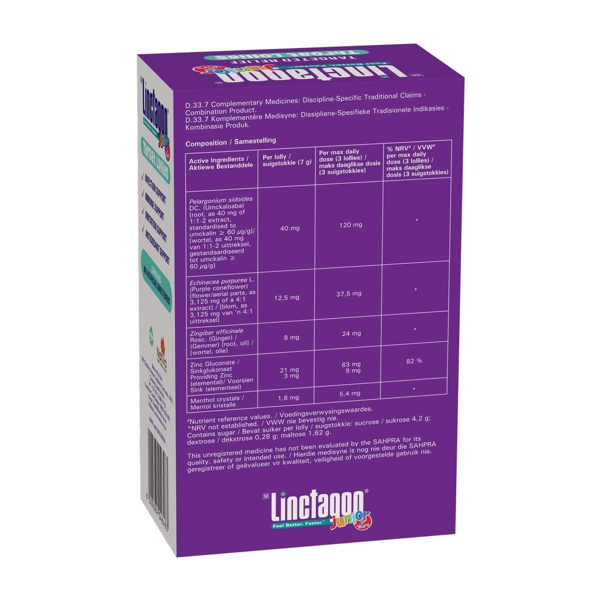 Linctagon Throat Lollies - 12 Cherry