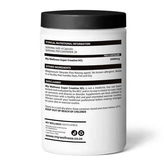 Super Creatine HCL 80 Veggie Caps