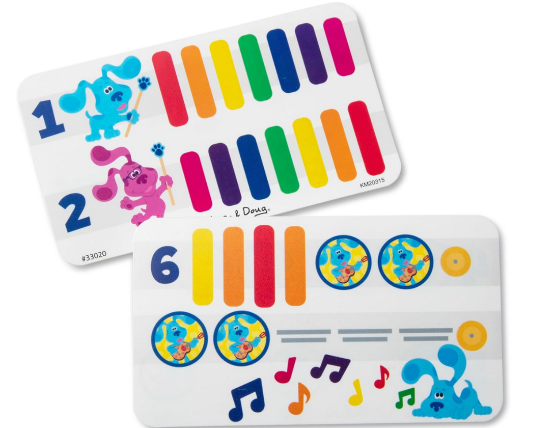 Melissa & Doug Blues Clues & You! Wooden Music Maker Board (5 Instruments)