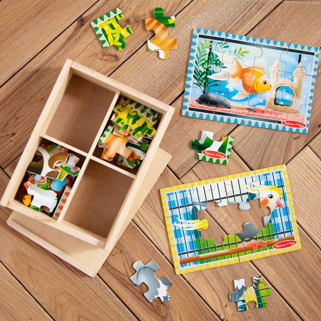Melissa & Doug Pets Puzzles in a Box