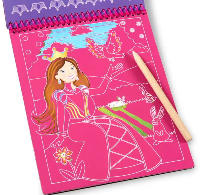 Melissa & Doug Fairy Tales Colour - Reveal Pad (Scratch Art)