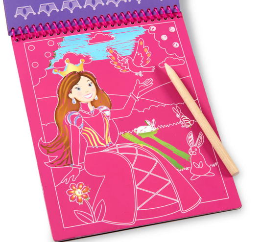 Melissa & Doug Fairy Tales Colour - Reveal Pad (Scratch Art)