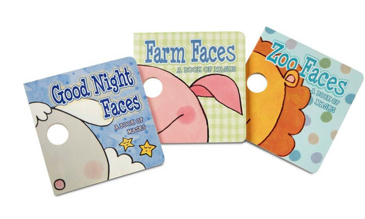 Melissa & Doug Mask Book Bundle - Fun Faces (3 Books)