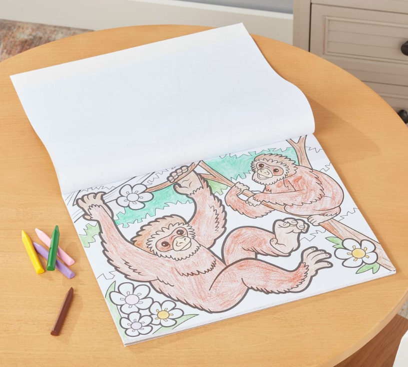 Melissa & Doug Jumbo Colouring Pad (Extra Large Art Pad) - Animals