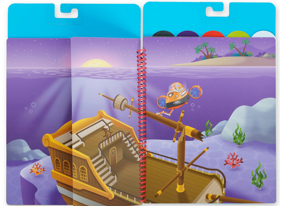 Melissa & Doug Paw Patrol Restickable Stickers Flip-Flap Pad - Missions