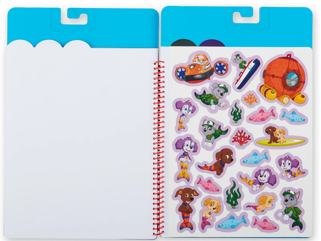 Melissa & Doug Paw Patrol Restickable Stickers Flip-Flap Pad - Missions