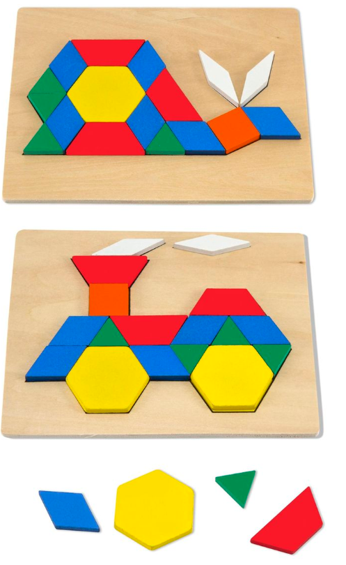 Melissa & Doug Pattern Blocks and Boards