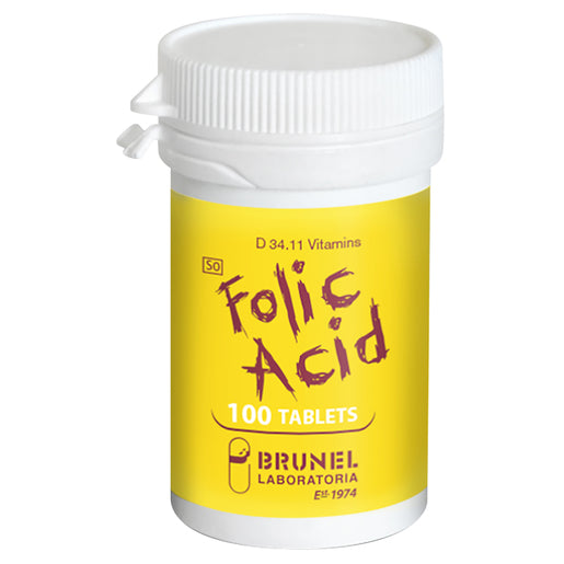 Brunel Folic Acid 0.5mg 100's