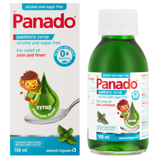 Panado Paediatric Syrup 100ml (Alcohol &amp; Sugar-Free)