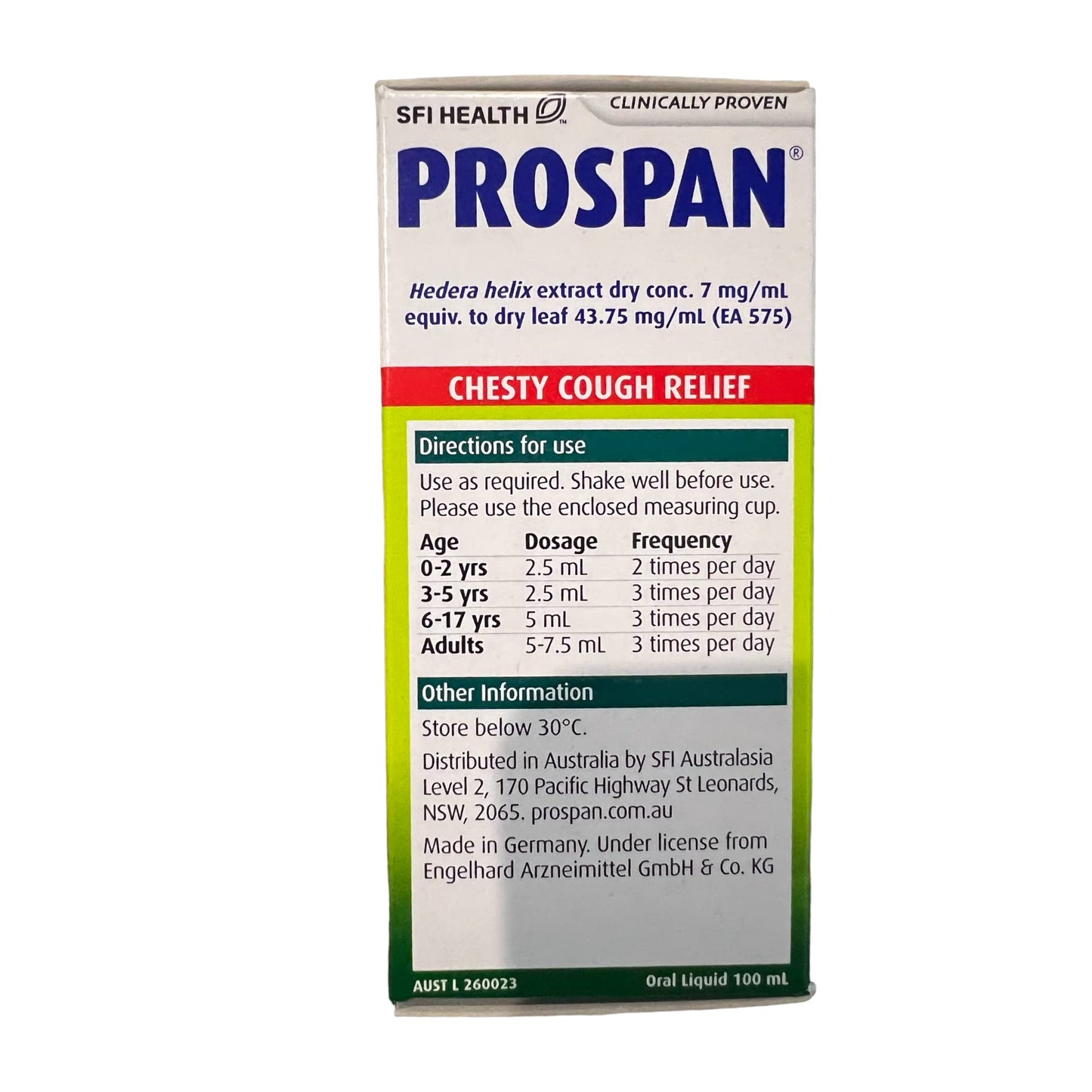 Prospan Cough Syrup 100ml