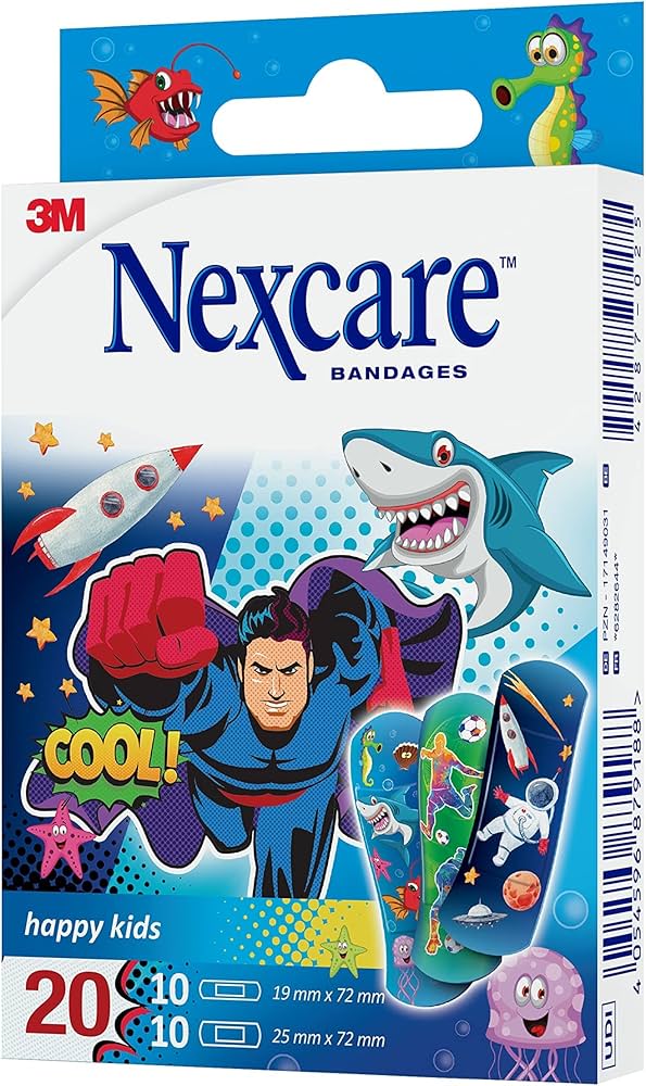 Nexcare Happy Kids Plasters - 20 plasters