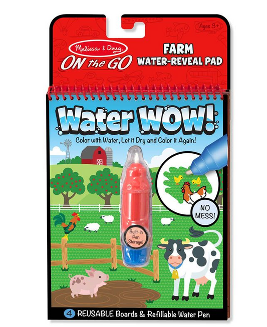 Melissa & Doug On the Go Water Wow! Water-Reveal Pad - Farm