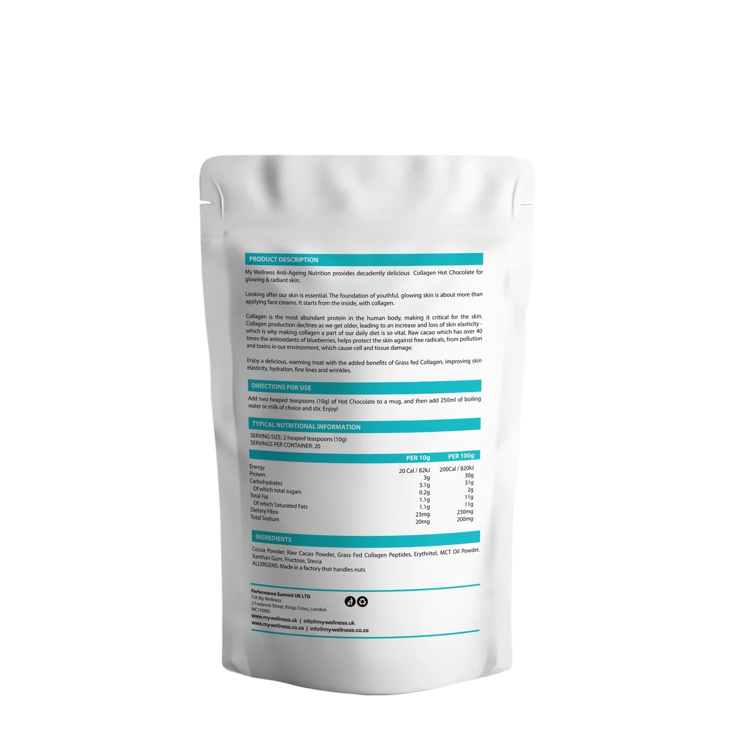 Collagen Hot Chocolate 200g