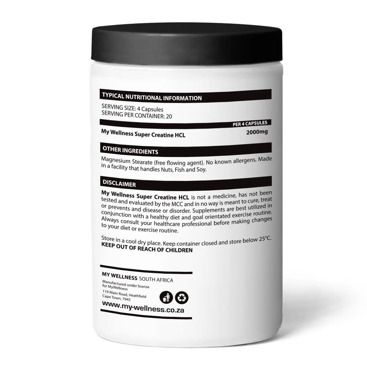Super Creatine HCL 80 Veggie Caps