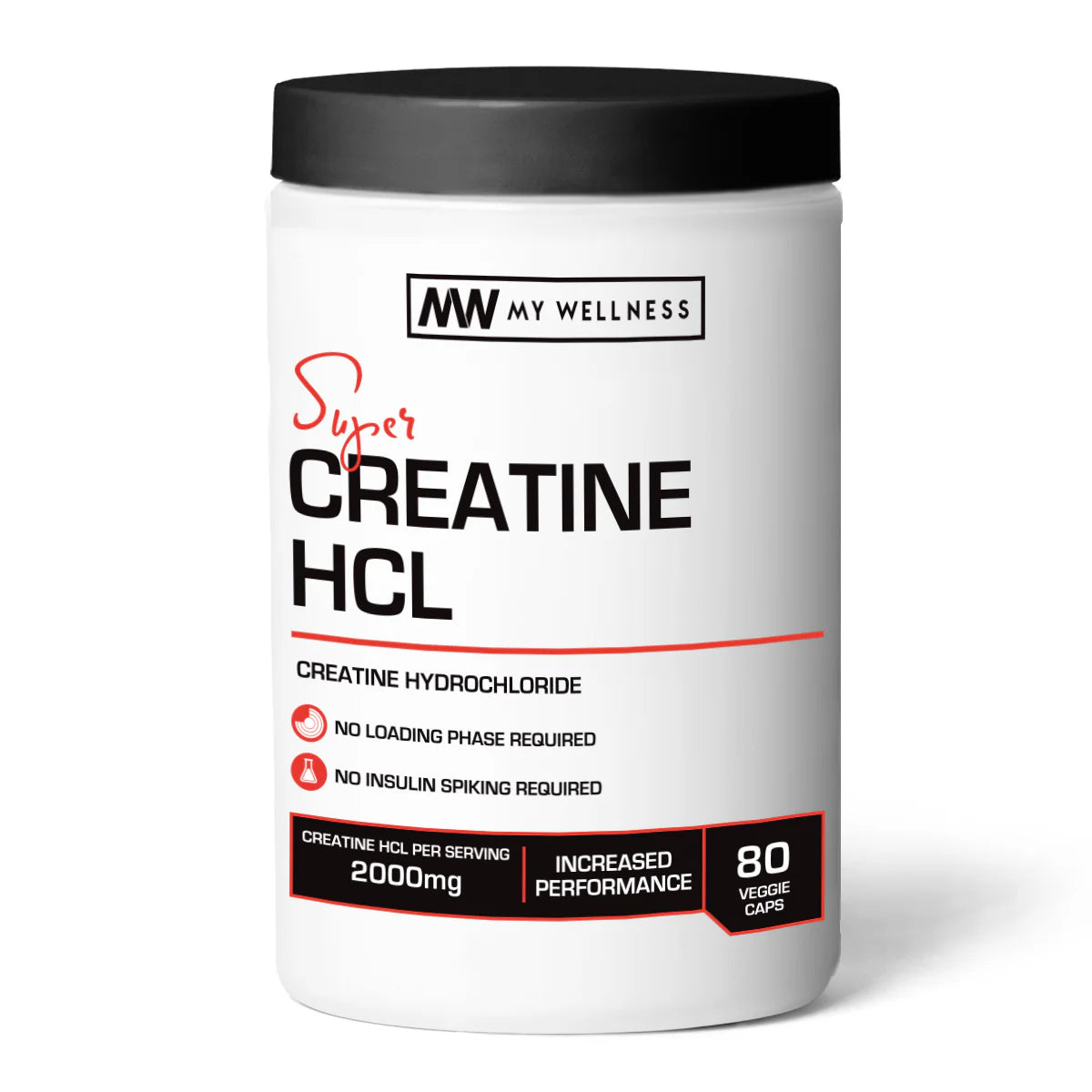 Super Creatine HCL 80 Veggie Caps