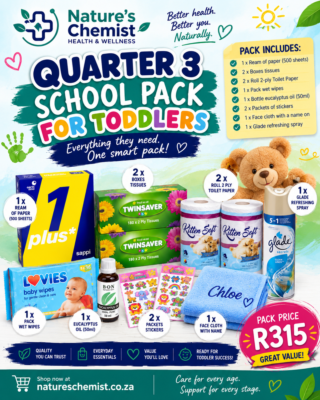 Raasbekkies - Quarter 3 Pack - Toddler 2