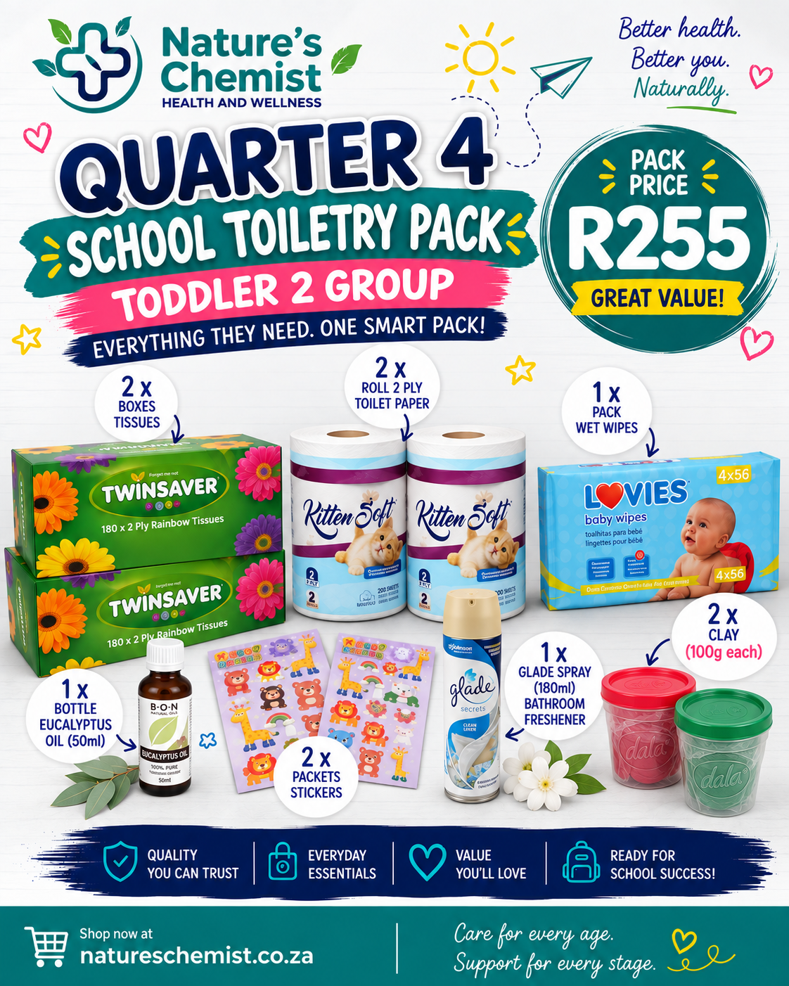 Raasbekkies Q4 Toiletry Pack - Toddler 2