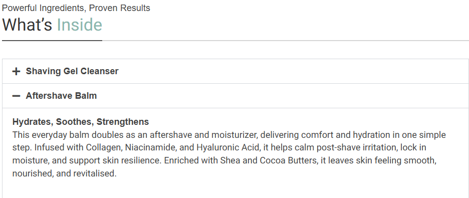 HIS – Simplified Skin Care Routine