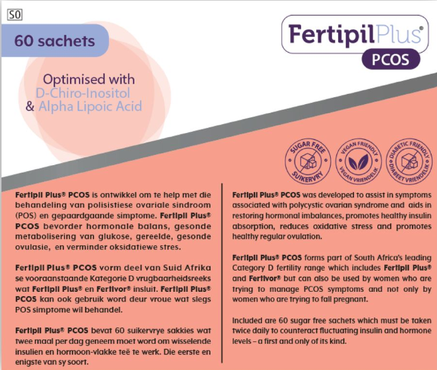 Fertipil Plus PCOS - 60 Sachets