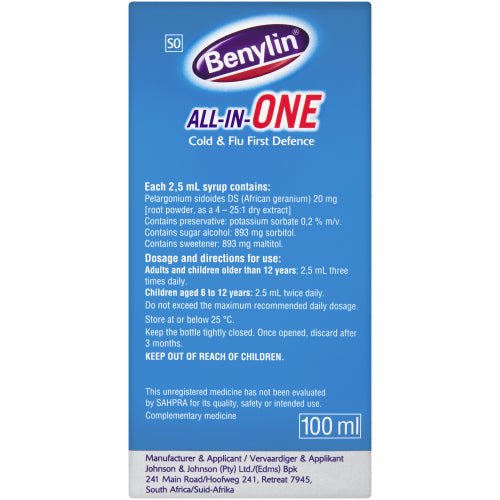Benylin All-In-One 100ml