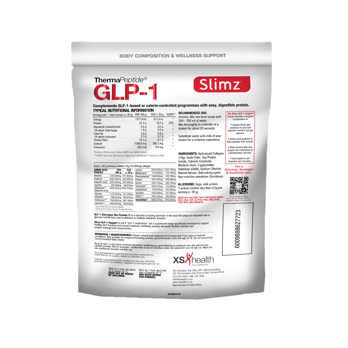 Slimz GLP-1 Protein & Collagen Support Shake (440g)